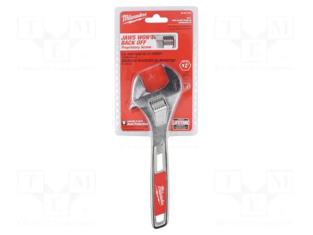 Wrench; adjustable; Jaw capacity: 35mm; Overall len: 250mm Milwaukee MW-48227410