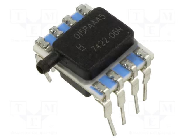 Sensor: pressure; 0÷15psi; absolute; OUT: analogue; THT; DIP; 5V HONEYWELL SSCDRNN015PAAA5