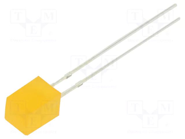 LED; orange; rectangular; 5x5x7mm; 150÷220mcd; 140°; Front: flat OPTOSUPPLY OSO5JA7NE4B