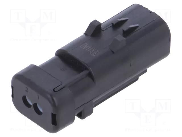 connector AS 16, 2P CAP ASSY, RD, KEY 1 TE Connectivity 776534-1