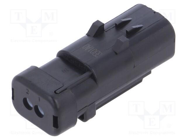 connector AS 16, 2P CAP ASSY, RD, KEY 1 TE Connectivity 776534-1