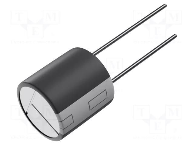 Capacitor: electrolytic; low ESR; THT; 180uF; 63VDC; Ø10x20mm; ±20% PANASONIC EEUFR1J181