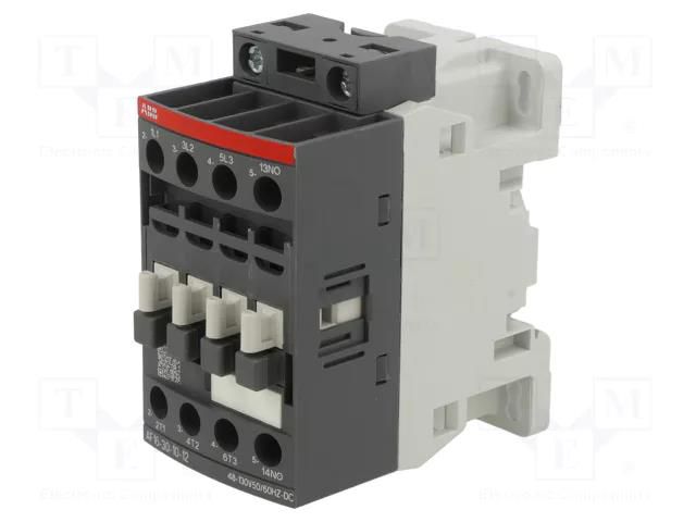 Contactor: 3-pole; NO x3; Auxiliary contacts: NO; 16A; AF; -25÷60°C ABB AF16-30-10-12