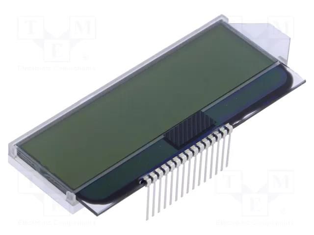 Display: LCD; alphanumeric; FSTN Positive; 16x2; 76x28.7x6mm; LED DISPLAY ELEKTRONIK DEM16204FGH-PW