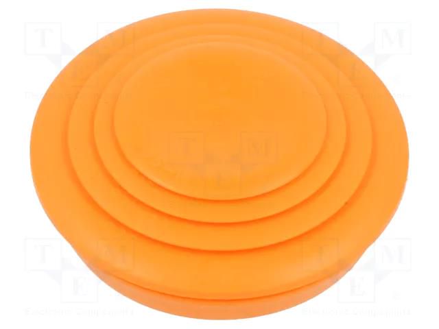 Grommet; elastomer thermoplastic TPE; orange; Øcable: 0÷28mm OBO BETTERMANN OBO-7205677