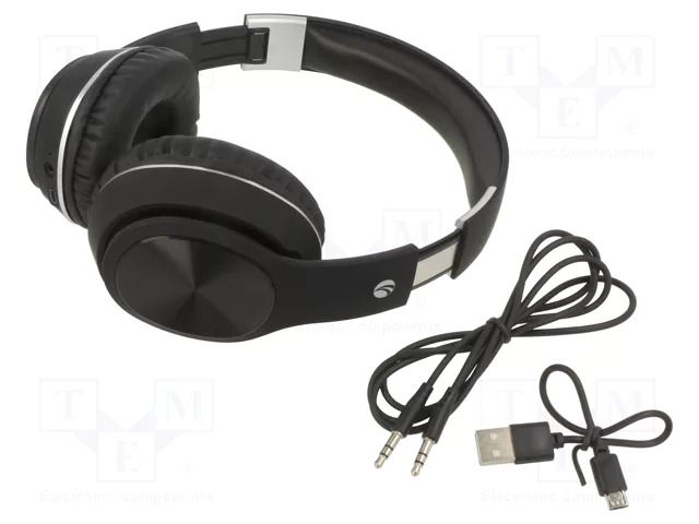 Headphones; black; headphones; 32Ω; Bluetooth: 5.0; Charger: No VCOM M280