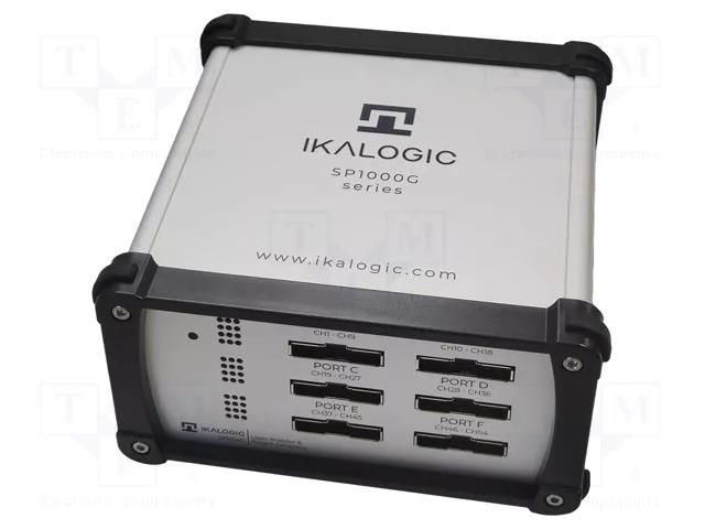 Logic analyser; USB; 10V; 151x150x81mm; Ch: 54; 12Mpts/ch; 1GHz IKALOGIC SAS SP1054G