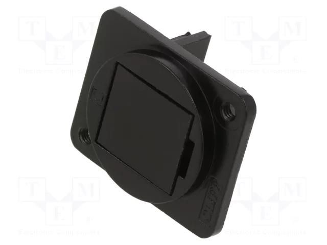 Protection cap; black; metal; XLR standard; 19x24mm; FT; Thread: M3 CLIFF CP30241M3B