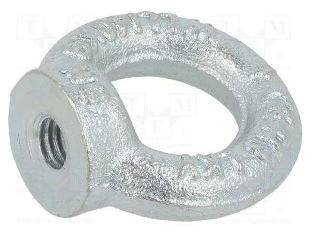 Lifting eye nut; eye; M8; steel; Plating: zinc; DIN 582; 20mm ELESA+GANTER DIN582-M8-ST