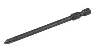 HEX BIT, PHILLIPS, #1X89MM, TOOL STEEL 491-BX