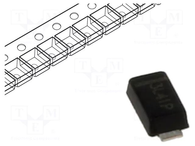 Diode: rectifying; SMD; 600V; 1A; 250ns; DO214AC; Ufmax: 1.3V FAGOR FRS1JWTRTB
