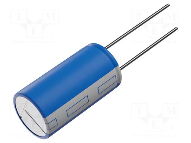 Supercapacitor; THT; 1F; 2.7VDC; Ø8x13mm Viking SC2V7L105M-1