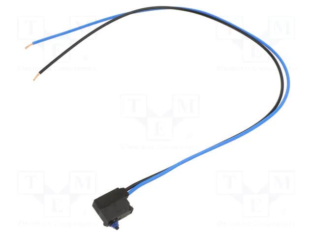Microswitch SNAP ACTION; 0.1A/100VAC; without lever; SPST-NO OMRON Electronic Components D2HW-BL203MR