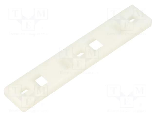 Holder; screw; polyamide; UL94V-2; natural; Ht: 5.2mm; L: 91.2mm PANDUIT MTP2H-E6-C