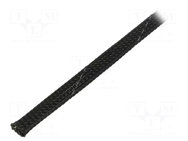 Braid; ØBraid : 7÷13nom.8mm; polyester; black; -50÷150°C; L: 100m ABB CPS8B-100-CV0