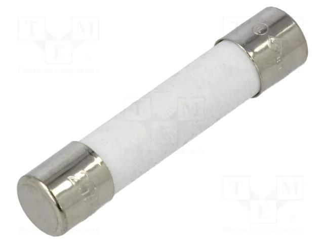 Fuse: fuse; 5A; 250VAC; quick blow; ceramic; 6.3x32mm; brass OPTIFUSE FCA-5A