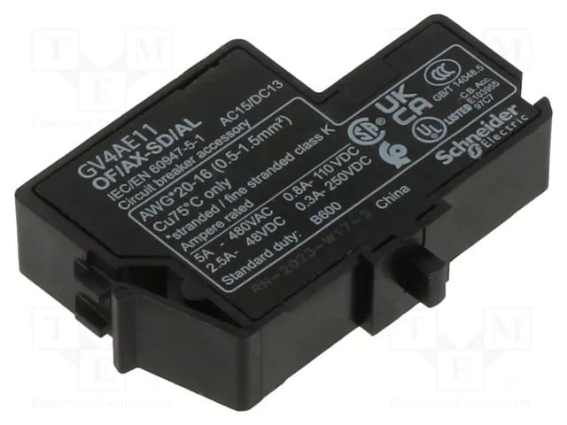 Auxiliary contacts SCHNEIDER ELECTRIC GV4AE11