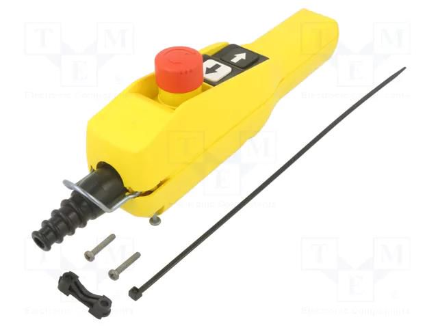 Control cassette; Harmony XAC; No.of butt: 3; mushroom,square SCHNEIDER ELECTRIC XACA2113