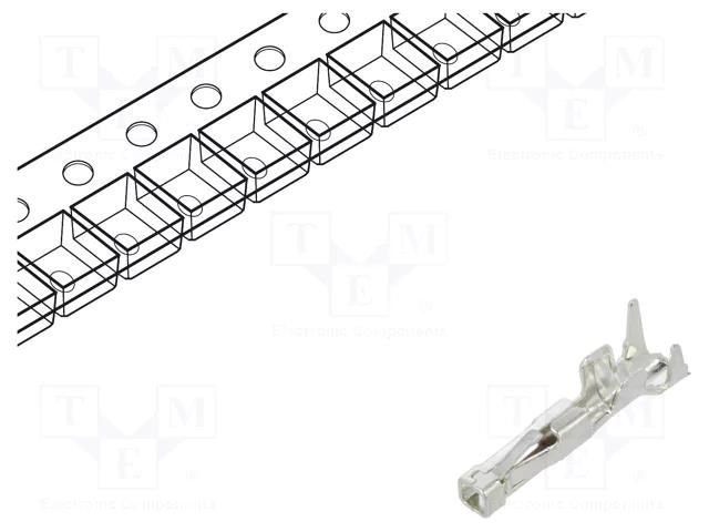 connector SOCKET CONTACT,MINIATURE WATERPROOF CONN TE Connectivity 1-2834067-2