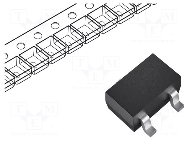 Transistor: N-MOSFET; unipolar; 60V; 260mA; Idm: 1.2A; 340mW; SOT523 DIODES INCORPORATED DMN62D0UT-7