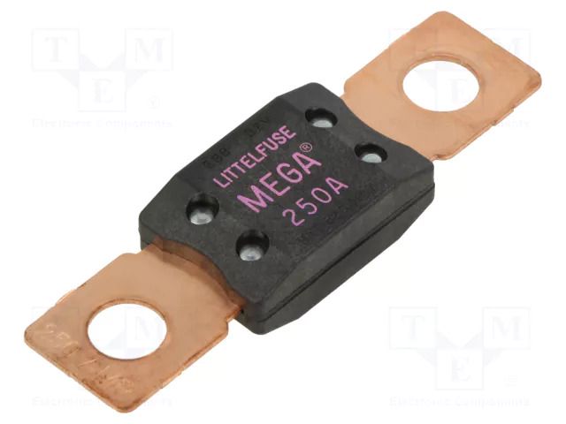 Fuse: fuse; 250A; 32VDC; 68.6mm; mega LITTELFUSE 0298250.ZXEH