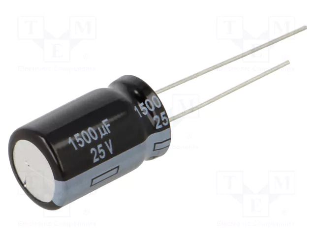 Capacitor: electrolytic; low ESR; THT; 1500uF; 25VDC; Ø12.5x20mm PANASONIC EEUFR1E152