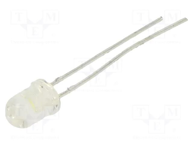 LED; white cold; 5mm; 3000÷12000mcd; 55°; Front: convex; 3.2÷4VDC CREE LED C513A-WSN-CW0Z0152
