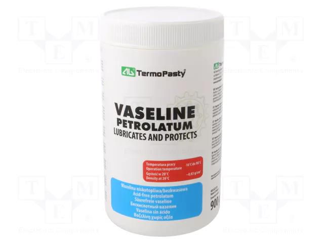 Vaseline; white; paste; plastic container; Features: acid-free AG TERMOPASTY WAZELINA-900