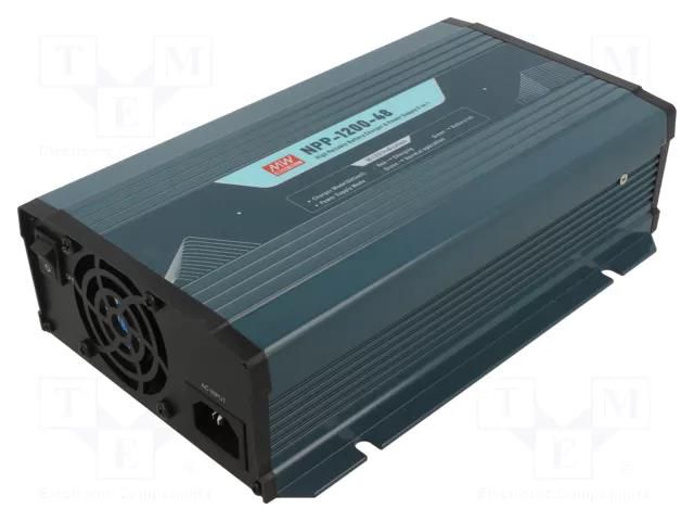 Charger: for rechargeable batteries; GEL,acid-lead; 18A; 55.2VDC MEAN WELL NPP-1200-48