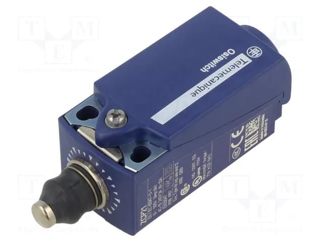 Limit switch; pin plunger Ø8mm with dust protection cap; 10A TELEMECANIQUE SENSORS XCKP2111P16