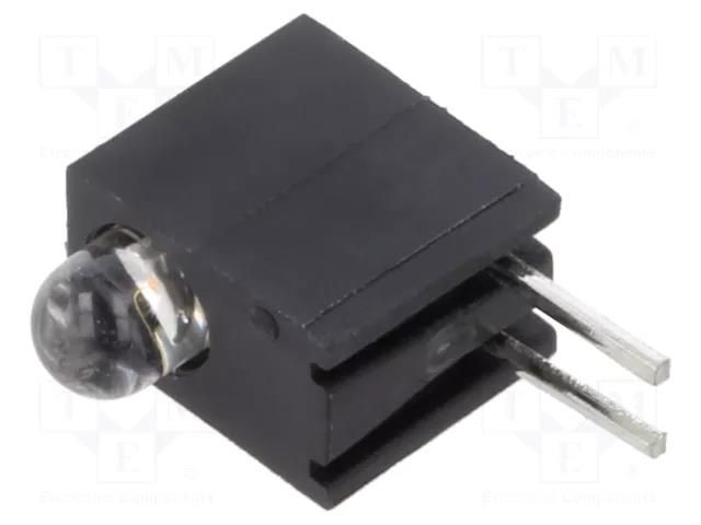 LED; in housing; 3mm; No.of diodes: 1; green; 20mA; 45°; 40mcd BIVAR H101CGC