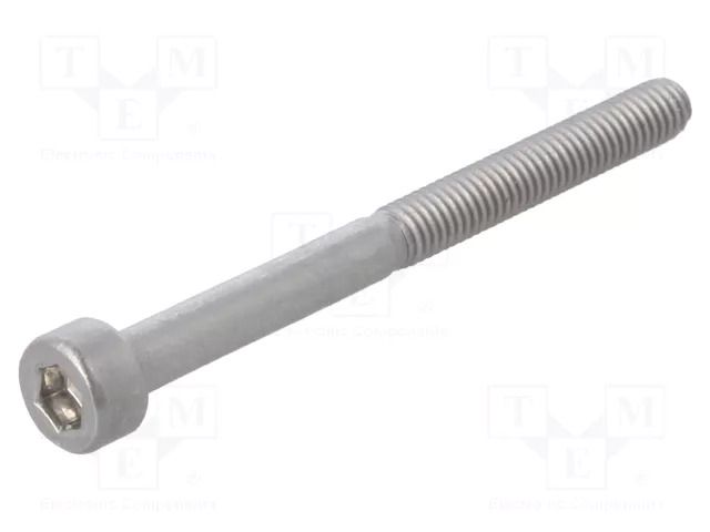 Screw; M3x35; 0.5; Head: cheese head; hex key; HEX 2.5mm; DIN 912 KRAFTBERG M3X35/D912-A4