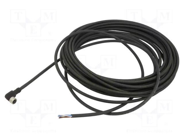 Cable: for sensors/automation; M8; PIN: 4; angled; 10m; plug; 75VDC TELEMECANIQUE SENSORS XZCP1041L10