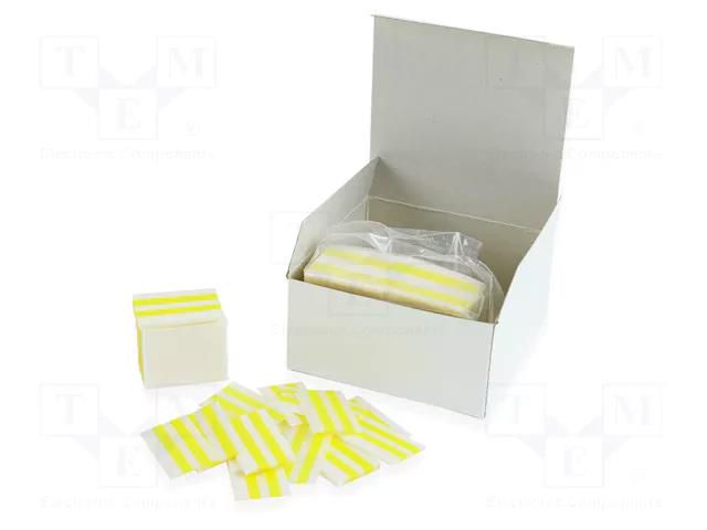 Splice tape; ESD; 8mm; 500pcs; yellow ANTISTAT ATS-029-1009