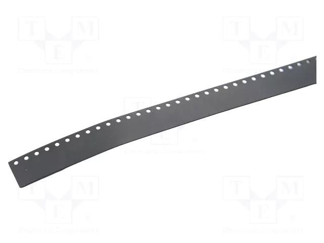 Carrier tape; ESD; 8mm; 500pcs; black ANTISTAT ATS-029-1083