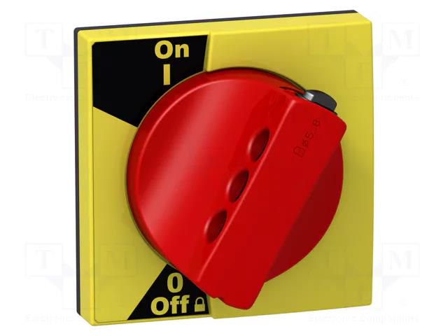 Knob; red/yellow SCHNEIDER ELECTRIC A9A27006