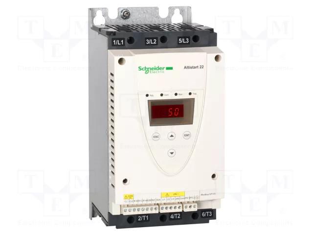 Module: softstart; for DIN rail mounting; 7.5kW; 17A SCHNEIDER ELECTRIC ATS22D17Q