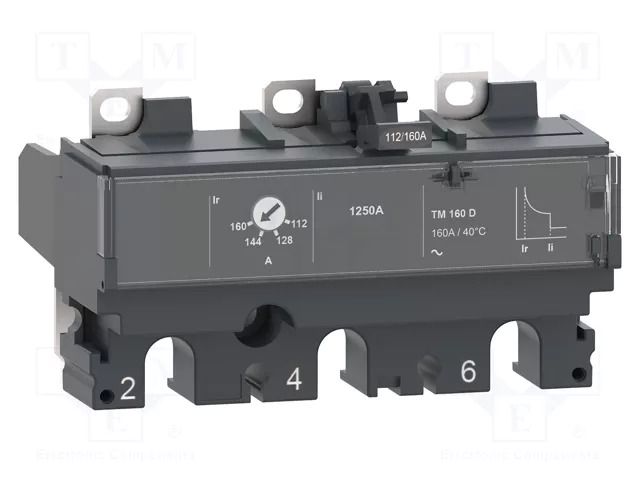 Thermal magnetic trip unit; 25A; 690VAC; IP40; Temp: -25÷70°C SCHNEIDER ELECTRIC C103TM025