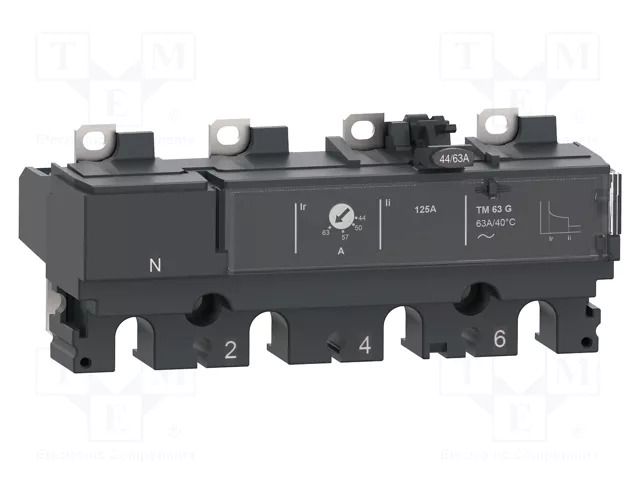 Thermal magnetic trip unit; Inom: 40A; 690VAC; IP40; -25÷70°C SCHNEIDER ELECTRIC C104MG040