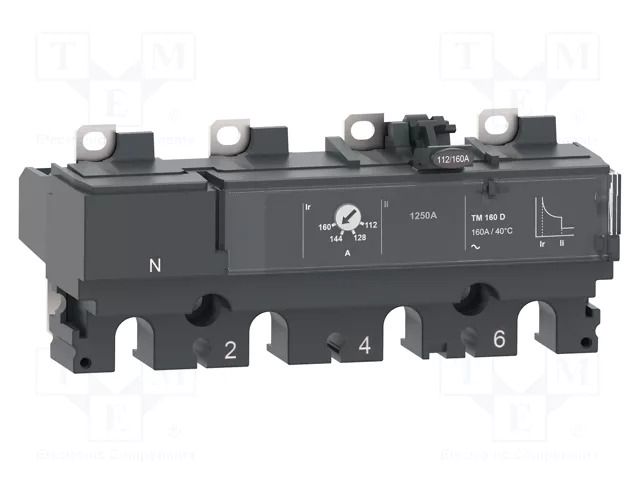 Thermal magnetic trip unit; 80A; 690VAC; IP40; -25÷70°C SCHNEIDER ELECTRIC C106TM080