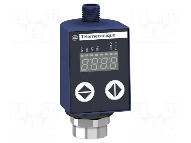 Pressure switch; 17÷33VDC; 1%; IP65; G1/4"; -20÷80°C; PIN: 4 TELEMECANIQUE SENSORS XMLR400M2P05