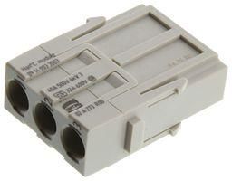 HEAVY DUTY CONN, MODULE, PLUG, 3POS, 40A 09140033003