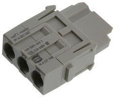 HEAVY DUTY CONN, MODULE, RCPT, 3POS, 40A 09140033103