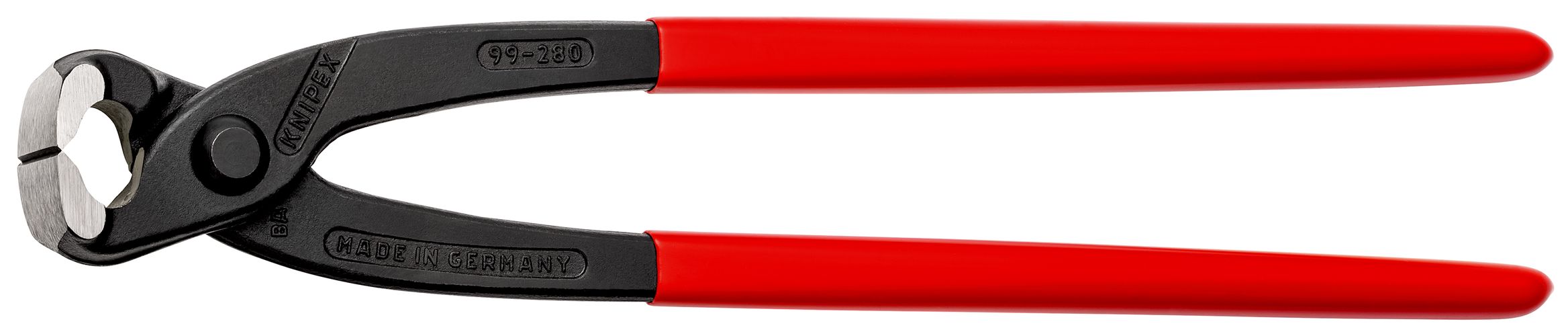 KNIPEX 99 01 220 Concreters' Nipper (Concreter's Nippers or Fixer's Nippers) plastic coated black atramentized 220 mm 99 01 220 4003773021469