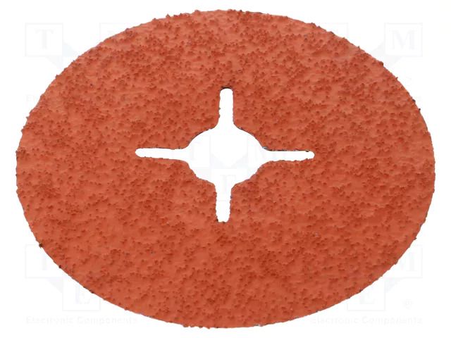 Sanding plate; 125mm; fiber; Granularity: 36 3M 3M-7100099788