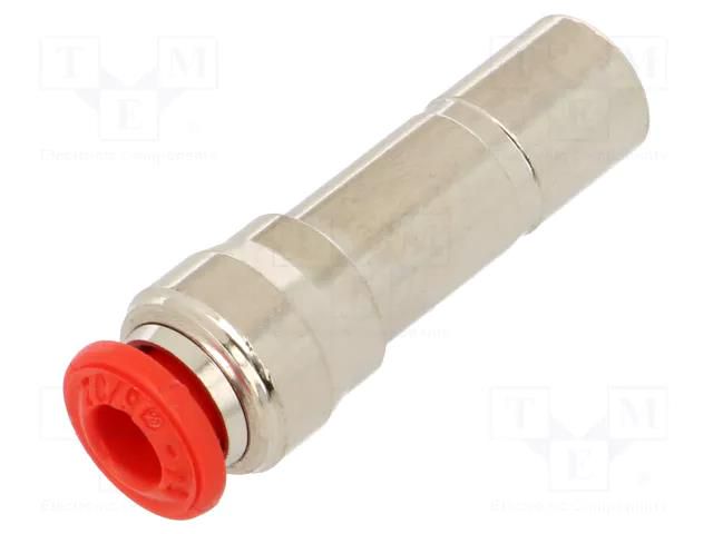 Push-in fitting; reductive; -0.99÷20bar; nickel plated brass AIGNEP 50700-8-4