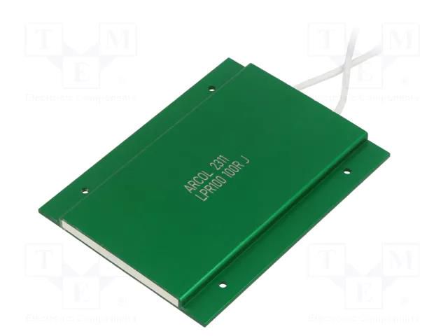 Resistor: power; screw; 100Ω; 100W; ±5%; LPR; 100x75x5.7mm ARCOL LPR100-100R-J