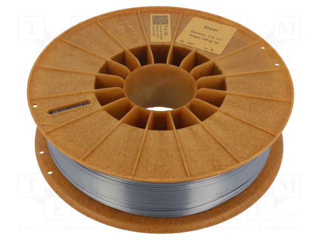 Filament: PLA SILK; 1.75mm; steel; 195÷225°C; 800g ROSA 3D ROSA-3426