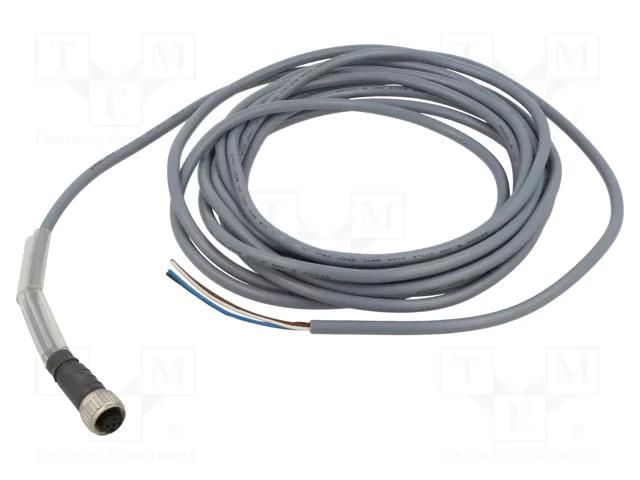 Cable: for sensors/automation; M12; PIN: 4; straight; 5m; plug; PVC CARLO GAVAZZI CONE14NF-S5