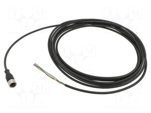 Cable: for sensors/automation; UNF 1/2-20; PIN: 3; straight; 5m TELEMECANIQUE SENSORS XZCP1865L5